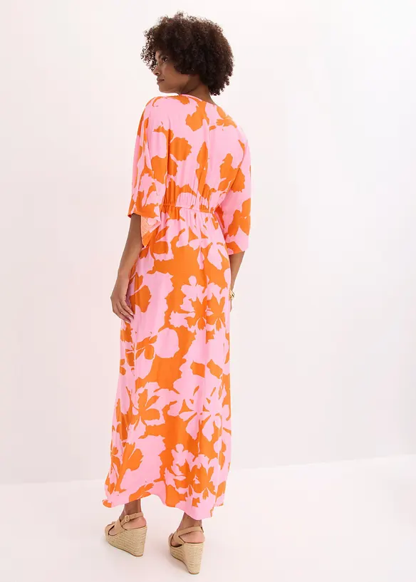 Maxikjole i viskose med pent fall, bonprix