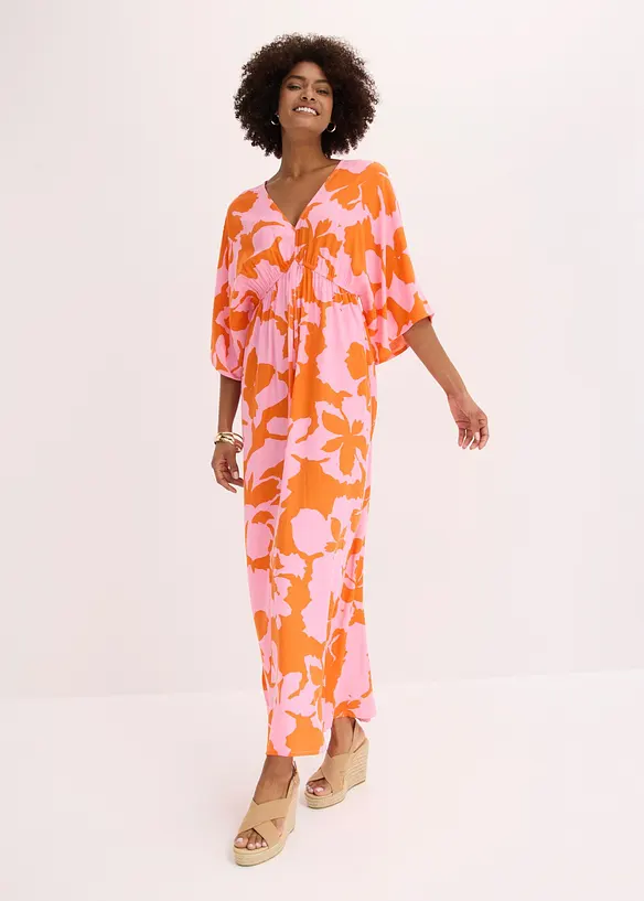 Maxikjole i viskose med pent fall, bonprix