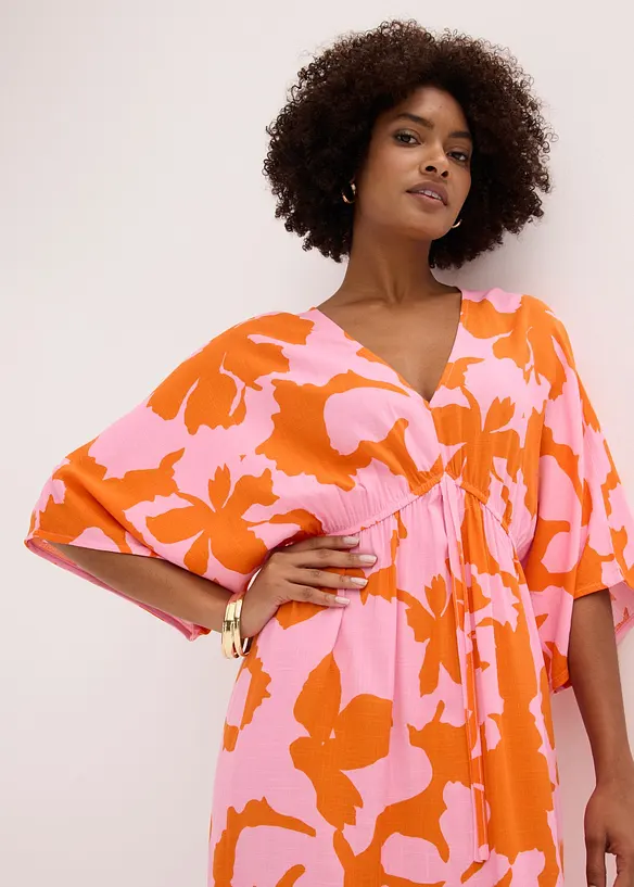 Maxikjole i viskose med pent fall, bonprix