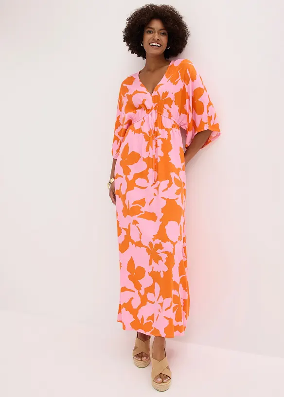 Maxikjole i viskose med pent fall, bonprix