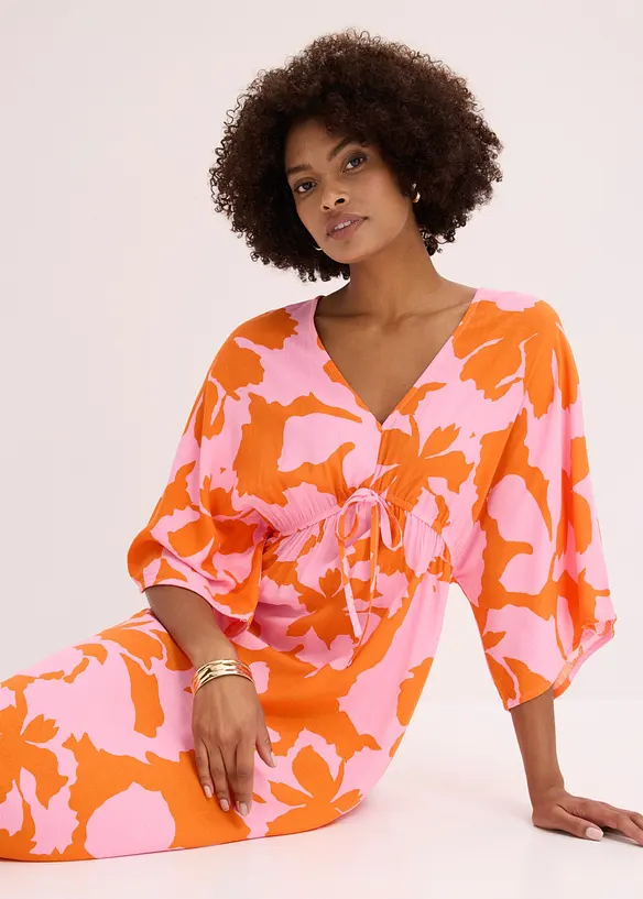 Maxikjole i viskose med pent fall, bonprix