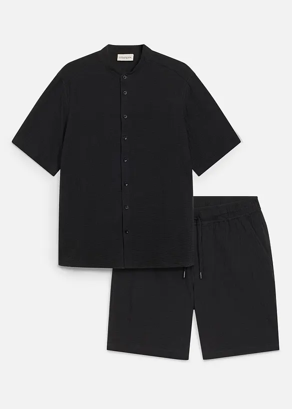 Musselinshorts og skjorte (2-delt sett), bonprix