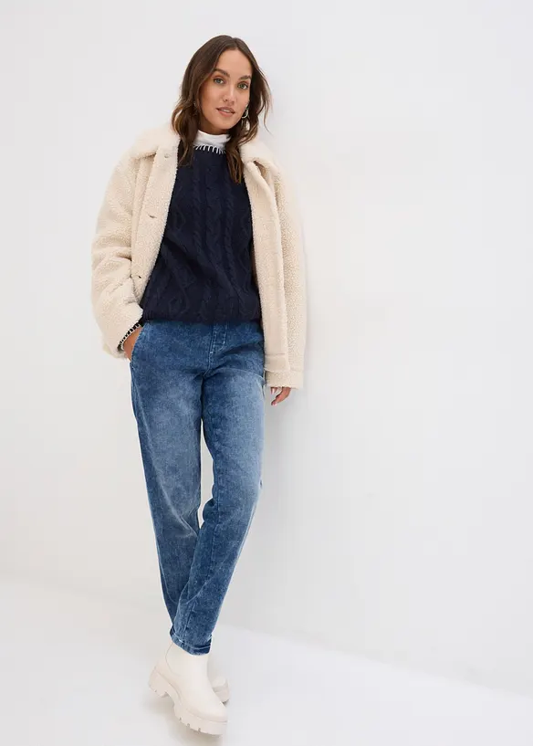Varmende boyfriend-jeans Mid Waist, bonprix