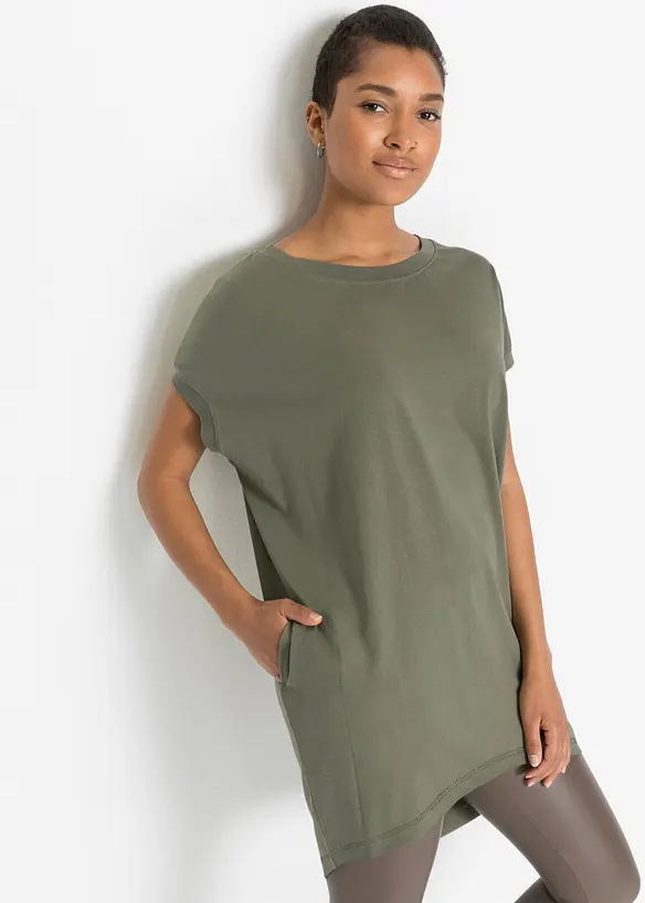 Lang topp i 100% bomull, bonprix