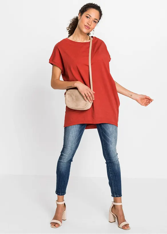 Lang topp i 100% bomull, bonprix