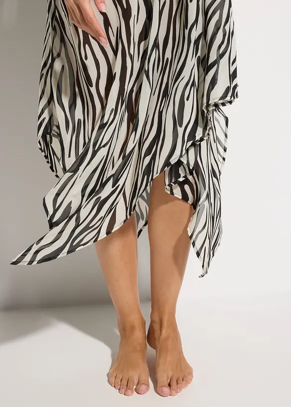 Transparent maxi-strandkjole av lett chiffon, bonprix