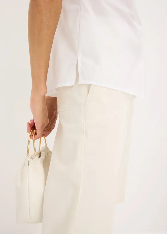Kortermet bluse i poplin, bonprix