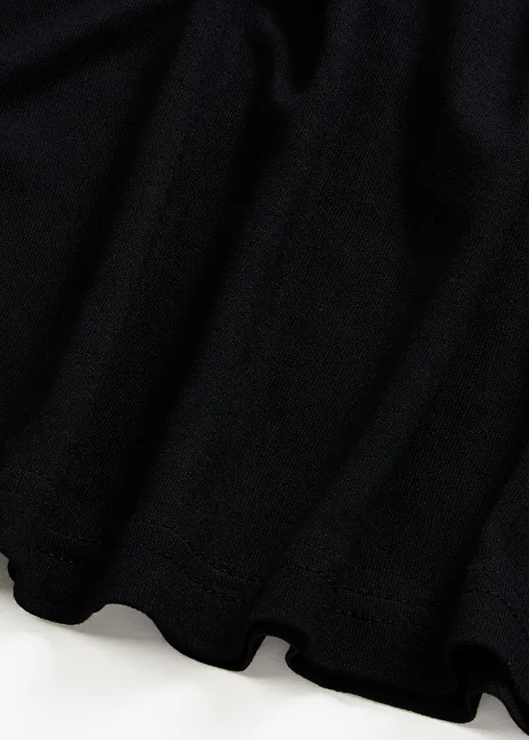 Cold shoulder-topp i viskose, bonprix