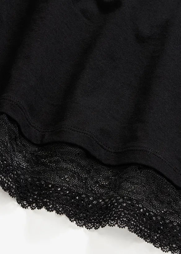 Boxy topp i bomull, bonprix