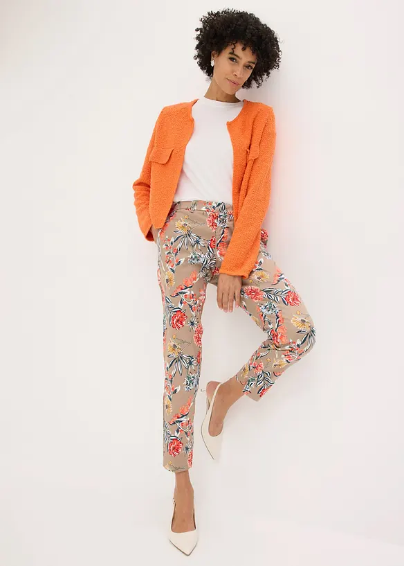 7/8-bukse i materiale med stretch, bonprix