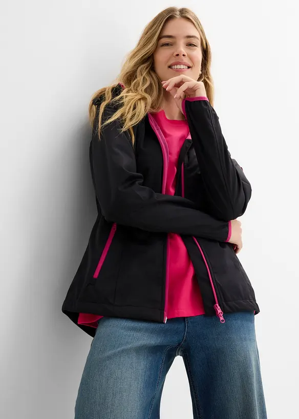 Lett softshelljakke, bonprix