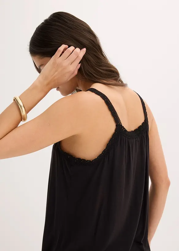 Topp i lett viskose, bonprix