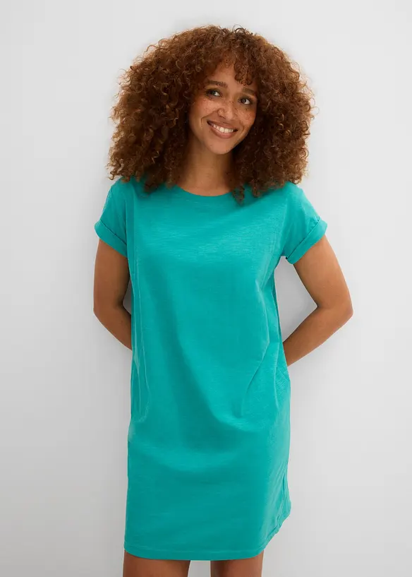 Jerseykjole i bomull, bonprix