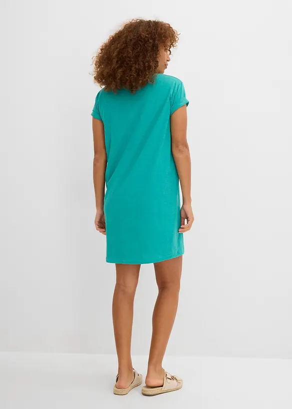 Jerseykjole i bomull, bonprix