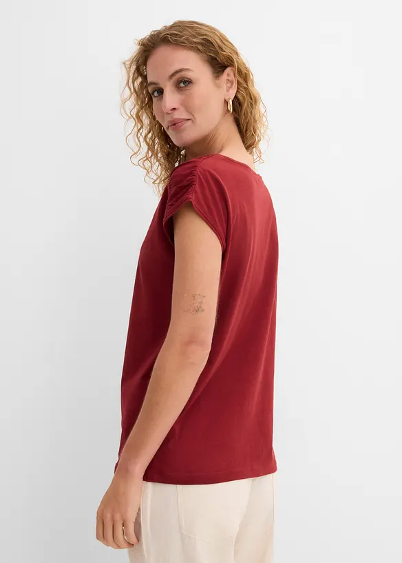 Topp i boxy-modell, kortermet, bonprix