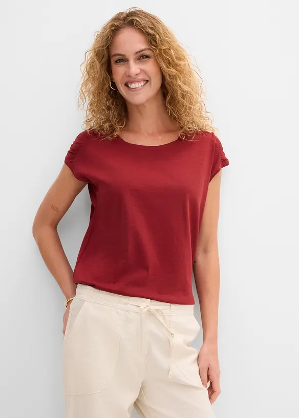Topp i boxy-modell, kortermet, bonprix