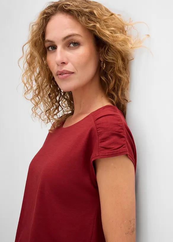 Topp i boxy-modell, kortermet, bonprix