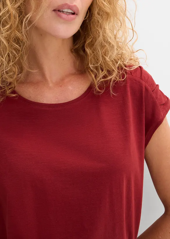 Topp i boxy-modell, kortermet, bonprix