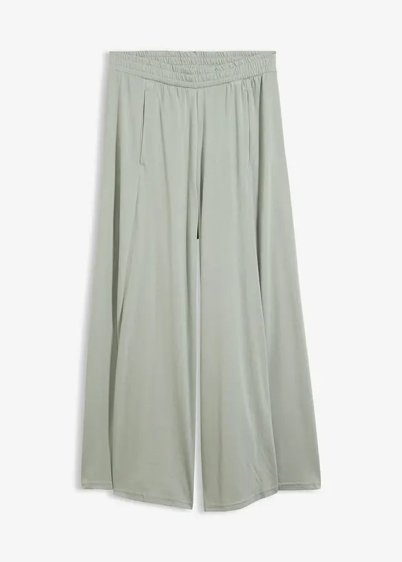 Culottes i jersey med vide ben, bonprix