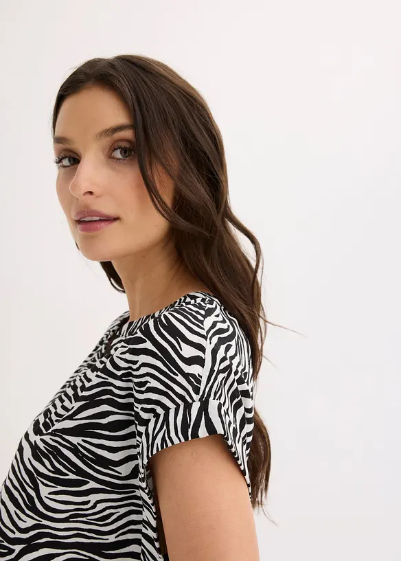 Bluse i 100% viskose, bonprix