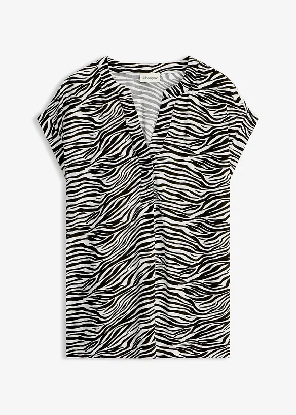 Bluse i 100% viskose, bonprix