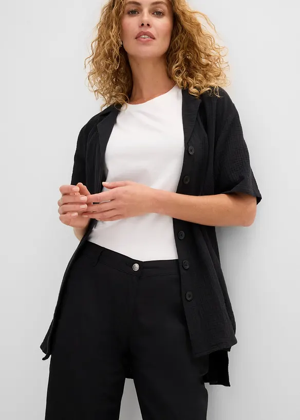 Lang bermudashorts med elastisk linning, bonprix