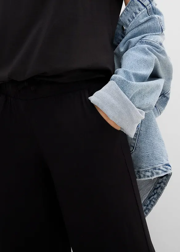 Jerseybukse i lett viskosemiks, bonprix