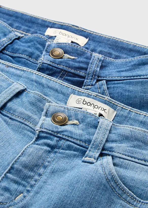 Caprijeans, 2-pack, bonprix