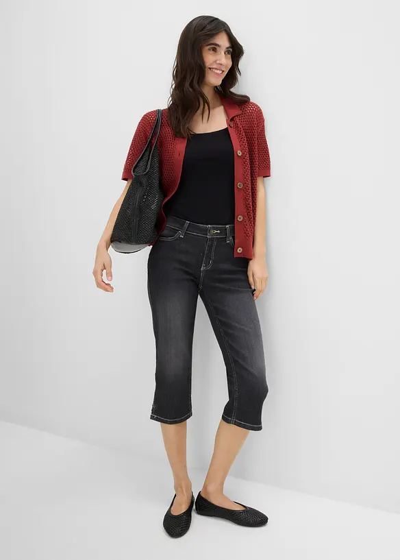 Caprijeans, 2-pack, bonprix