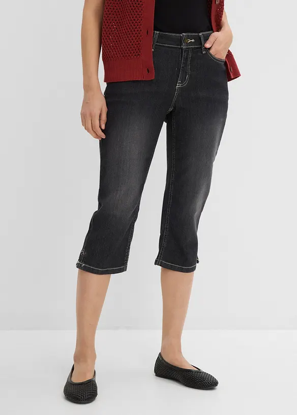 Caprijeans, 2-pack, bonprix