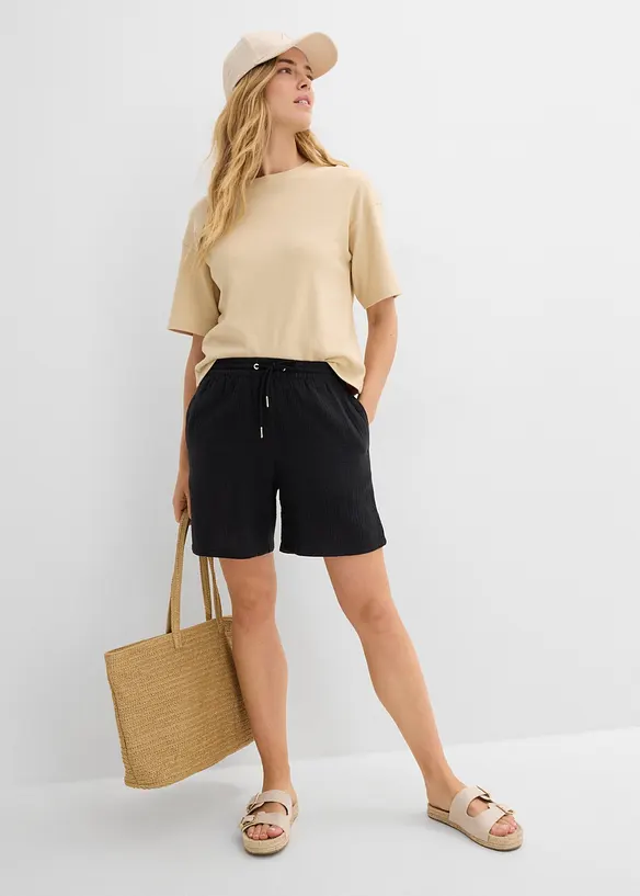 Shorts i musselin, bonprix