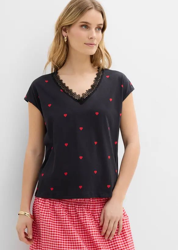 Topp i 100% bomull, bonprix
