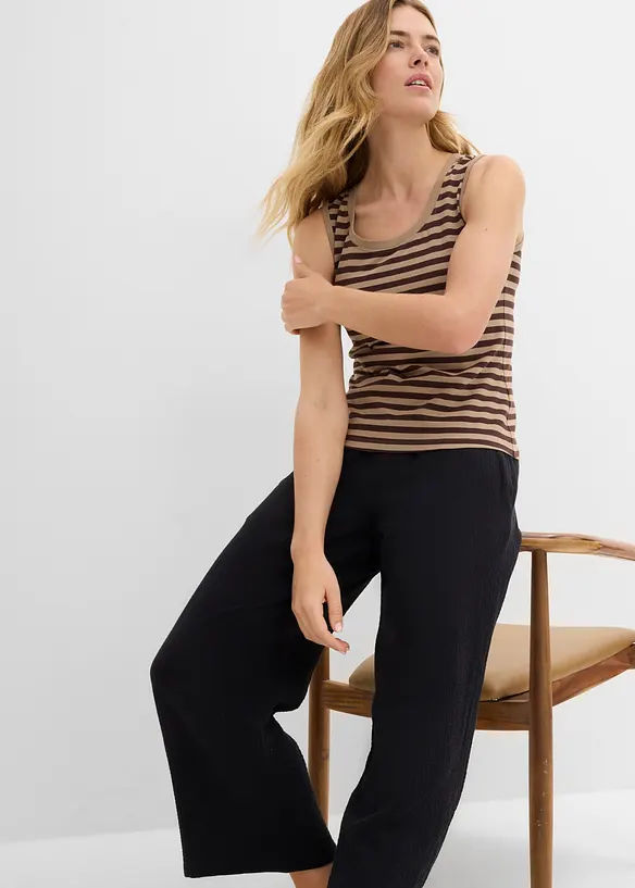 Culottes i bomullsmusselin, bonprix