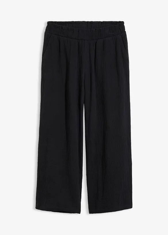 Culottes i bomullsmusselin, bonprix