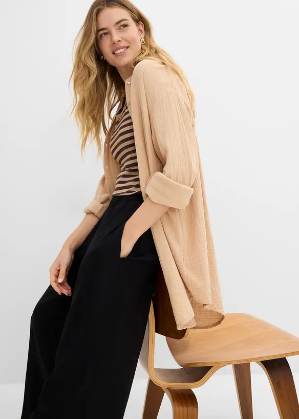 Vid culotte i fint fallende viskose, bonprix