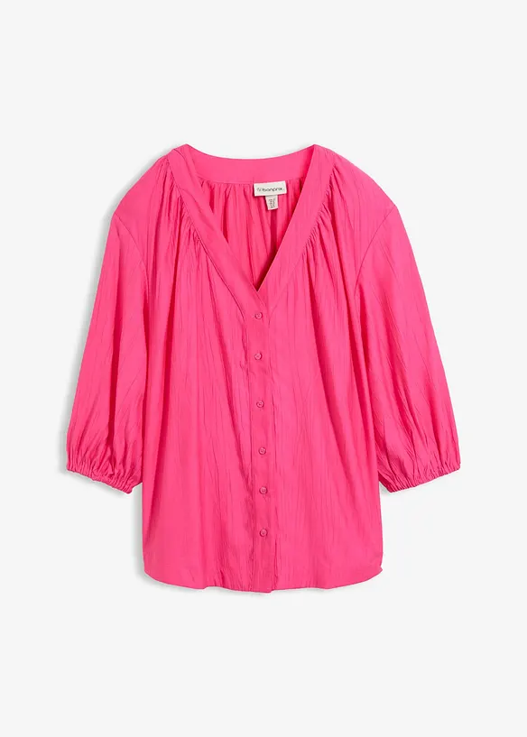 Oversized bluse i myk viskoseblanding, bonprix