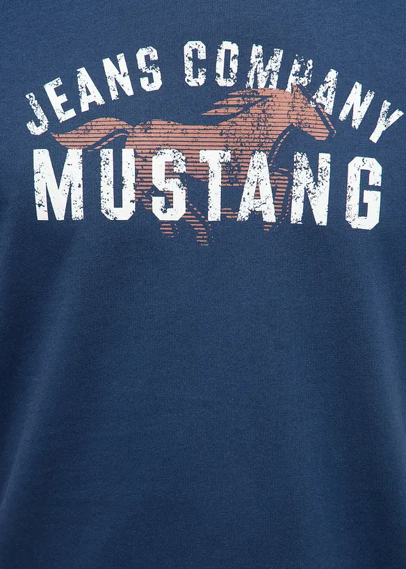 T-skjorte &laquo;Austin&raquo; i 100% &oslash;kologisk bomull fra Mustang, Mustang Jeans