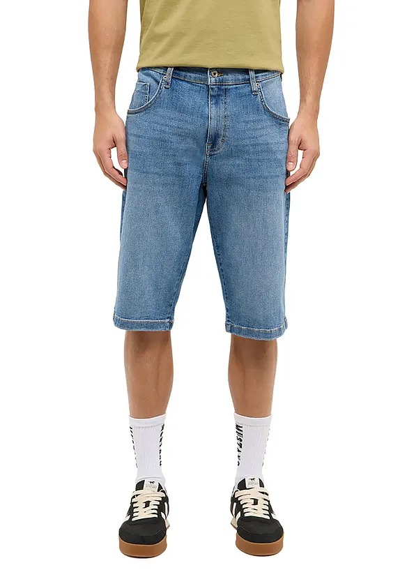 Bermudashorts i denim med stretch fra Mustang, straight, Mustang Jeans