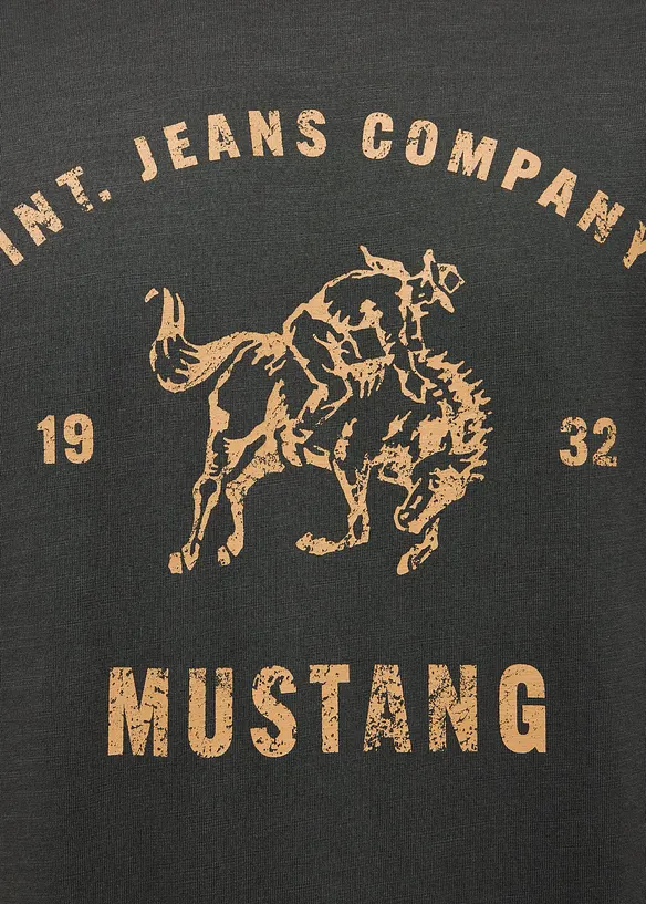 T-skjorte &laquo;Austin&raquo; i 100% bomull fra Mustang, Mustang Jeans