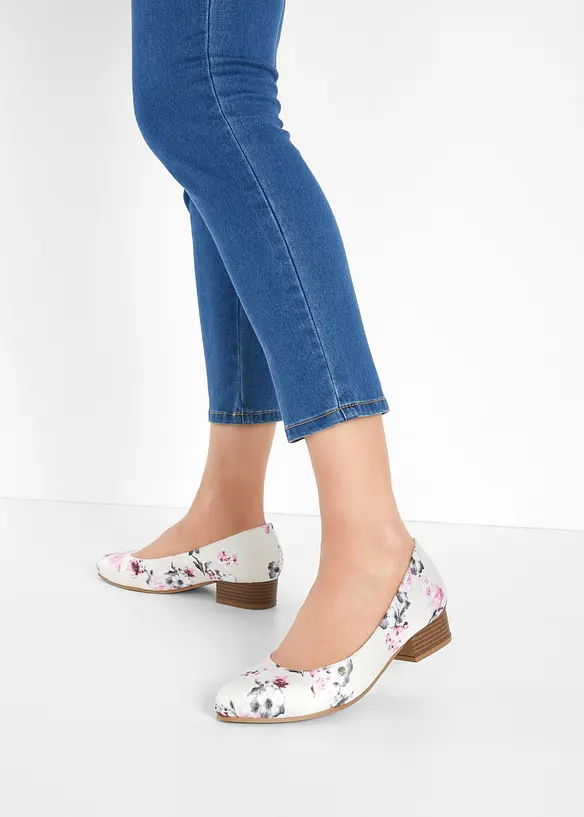 Pumps med blokkh&aelig;l, bonprix