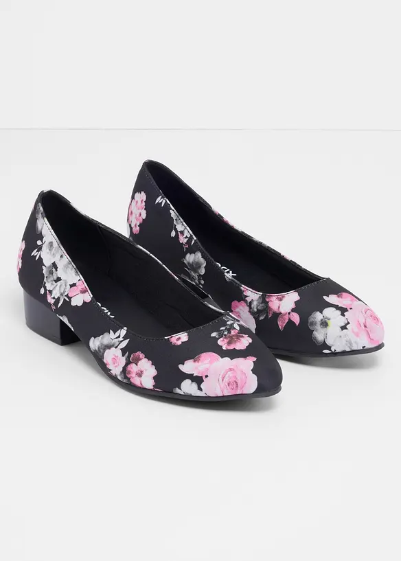 Pumps med blokkh&aelig;l, bonprix