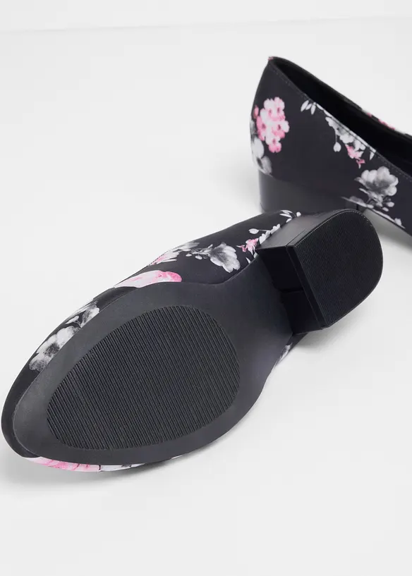Pumps med blokkh&aelig;l, bonprix