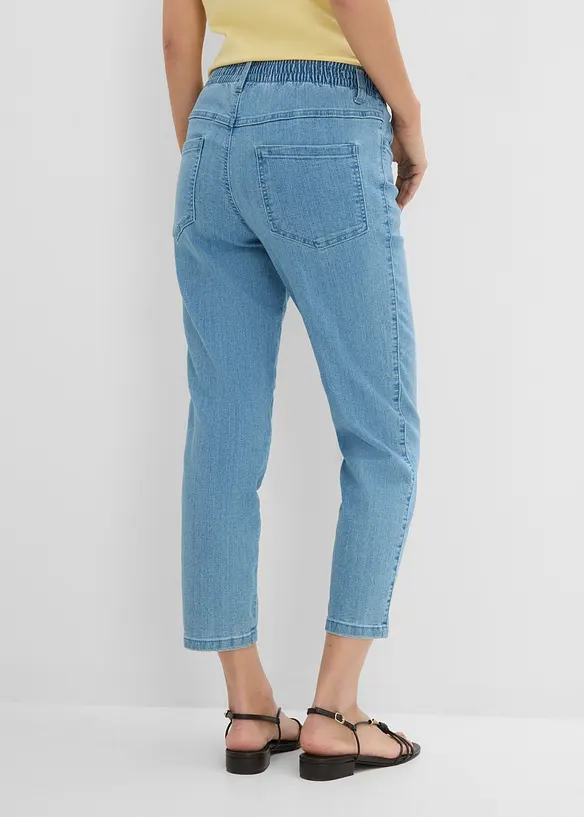 Straight-jeans, Mid Waist, komfortlinning, (2 pack), bonprix