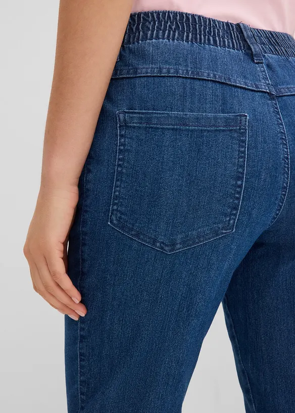 Straight-jeans, Mid Waist, komfortlinning, (2 pack), bonprix