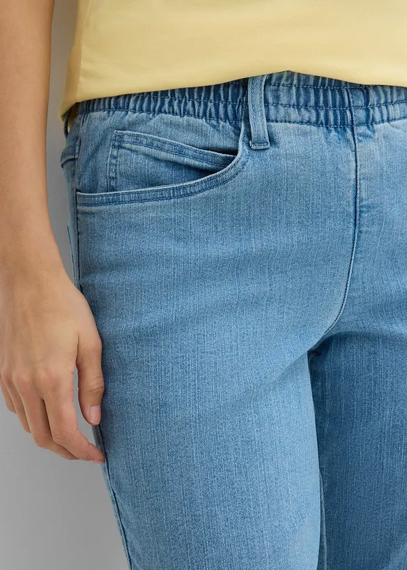 Straight-jeans, Mid Waist, komfortlinning, (2 pack), bonprix