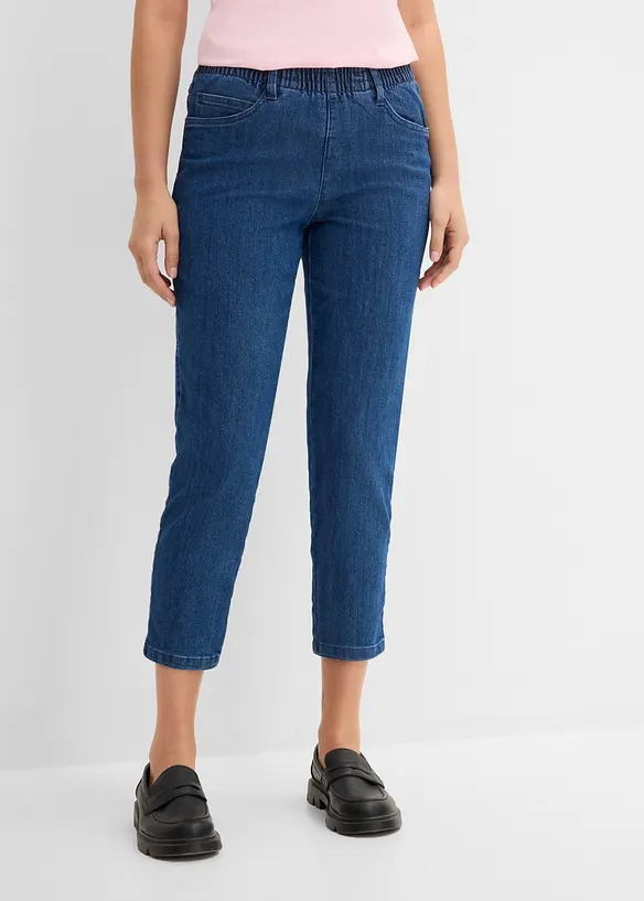 Straight-jeans, Mid Waist, komfortlinning, (2 pack), bonprix