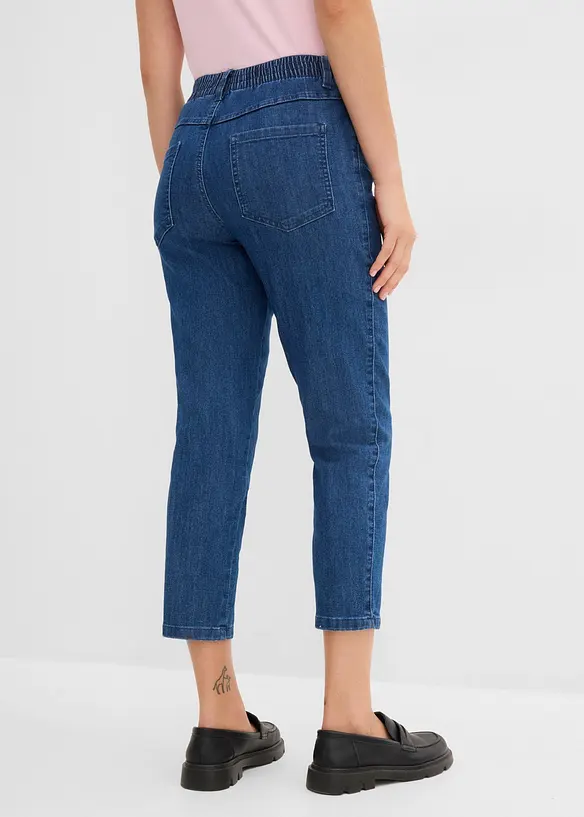 Straight-jeans, Mid Waist, komfortlinning, (2 pack), bonprix