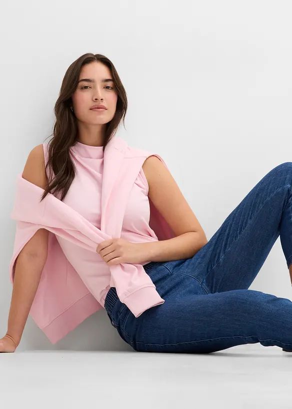Straight-jeans, Mid Waist, komfortlinning, (2 pack), bonprix