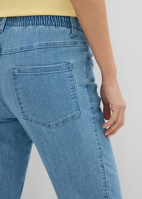 Straight-jeans, Mid Waist, komfortlinning, (2 pack), bonprix