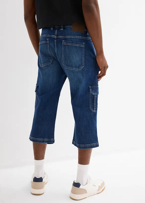 Regular Fit 3/4-cargojeans, Straight, bonprix